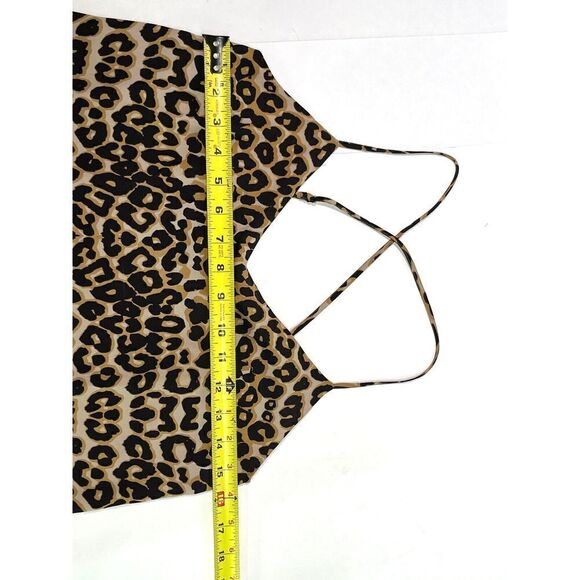 Rebecca Minkoff Animal Print Slip Dress Adjustable Straps Size 4 - Picture 13 of 16